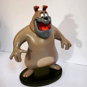 butch dog sculpture